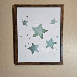 Astronaut wall art, Space nursery decor, Outer space print Galaxy wall print